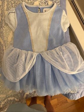 Baby GAP Light Blue and white knit and Tulle Cinderella’s Princess Dress